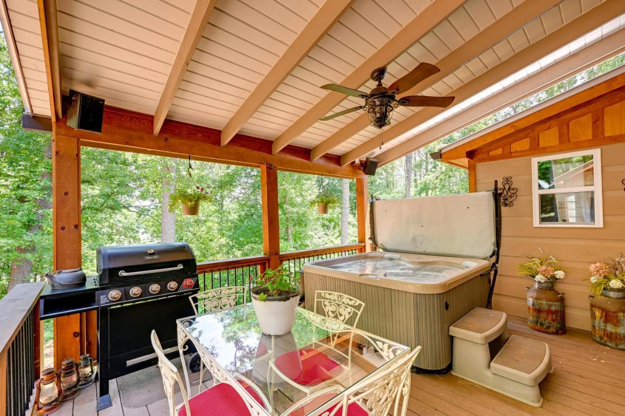 Charming Hiawassee Tiny Home With Hot Tub And Views! Extérieur photo