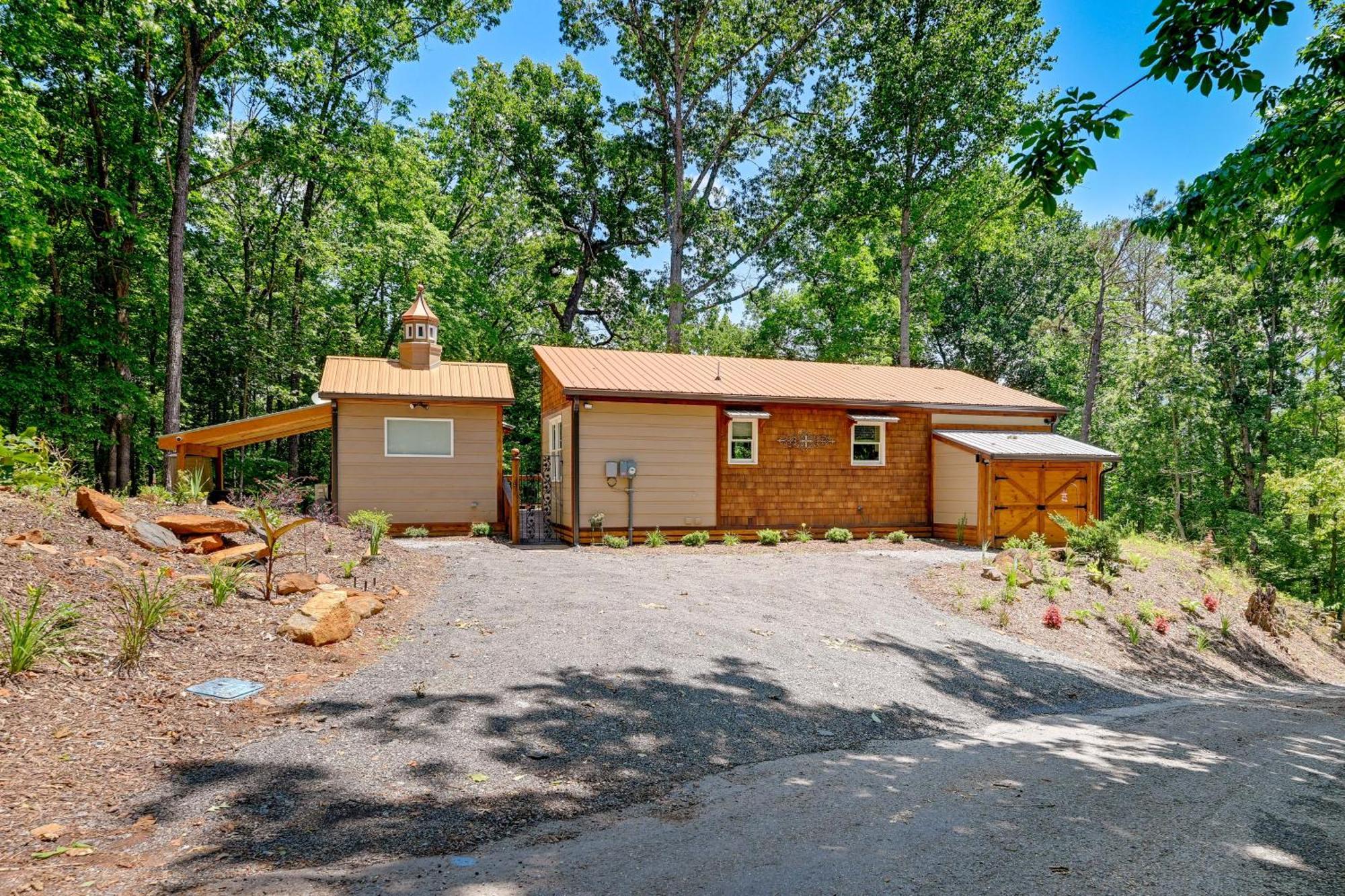 Charming Hiawassee Tiny Home With Hot Tub And Views! Extérieur photo